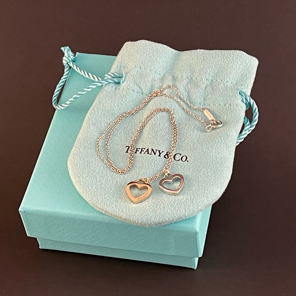 Tiffany & Co. double heart necklace - Picture 2 of 16